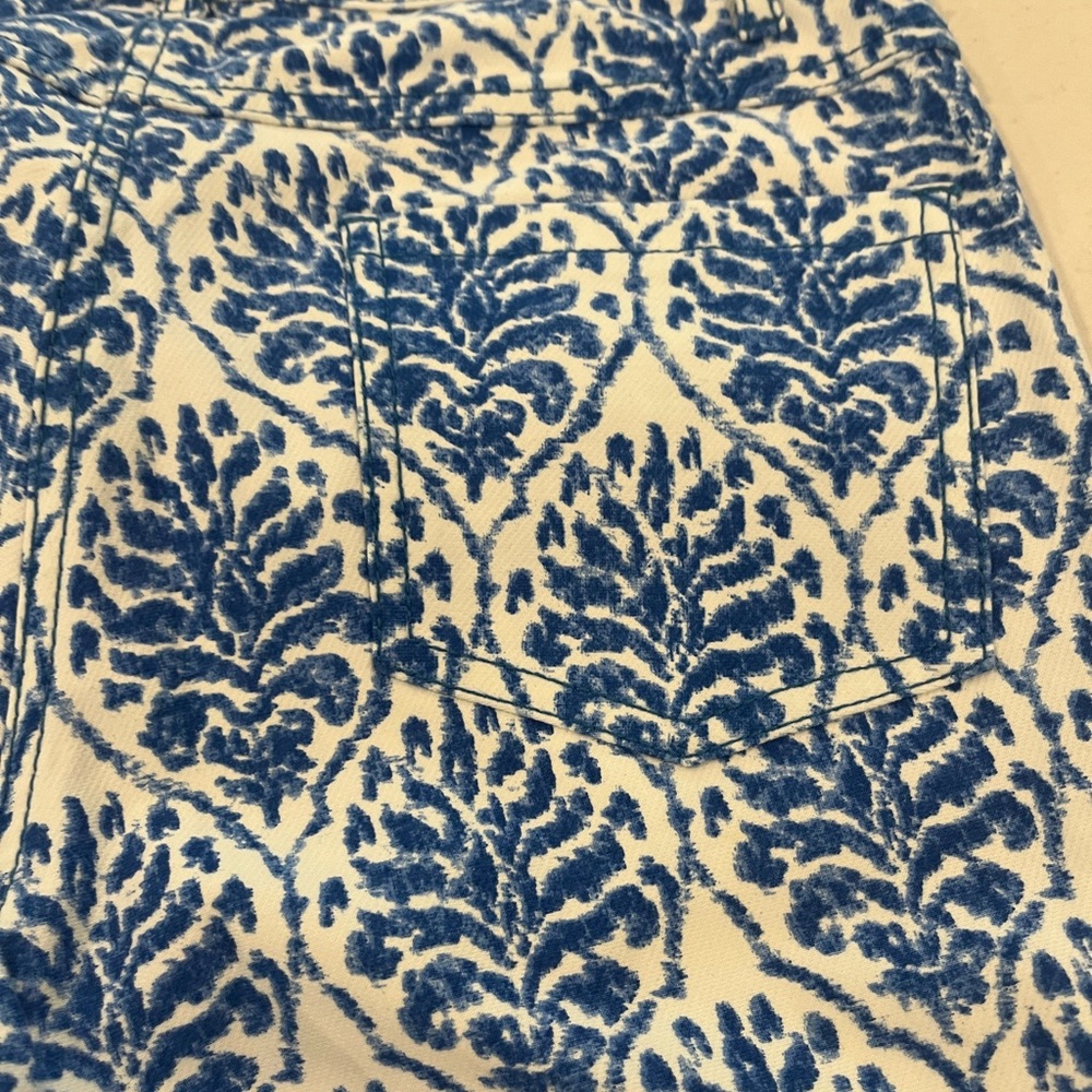 J.McLaughlin blue patterned pants - Picture 3 of 6